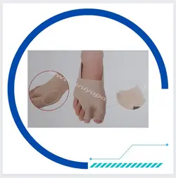 پد هالوکس والگوس جورابی سیلیکونی پارچه ای بنددار