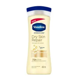 لوسیون بدن وازلین مدل dry skin repair حجم ۴۰۰ میل