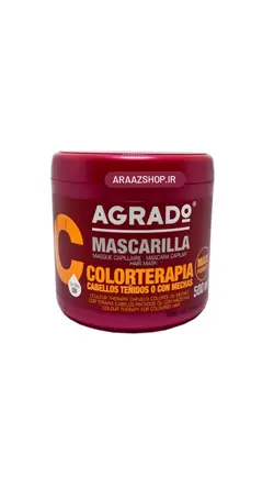 ماسک موی آگرادو برای موهای رنگ شده مدل Colour-therapy حجم 500 میلی