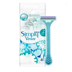 خود تراش ونوس مدل Simply Venus 2  بسته 4 عددی