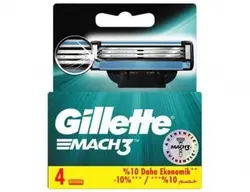 تیغ یدک اصلاح ژیلت مدل مچ تری بسته 4 عددی