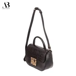 کیف درب دار چرمی - کد 3026