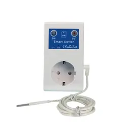 پریز کنترل از راه دور سیم کارتی +ترموستات +اعلان قطع برق ۱۶A (تیپ C) مدل AK709 SMART GSM SOCKET