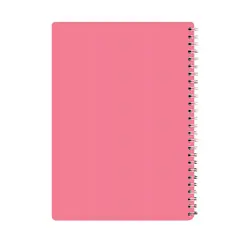 دفتر نقاشی سیمی 50 برگ جلد طلقی تک رنگ مدل 2000