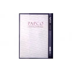پوشه طلقی جیبدار پاپکو سایز A4 کد 109