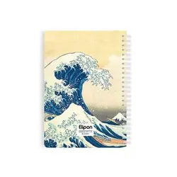 دفتر یادداشت 80 برگ سیمی الیپون کد 280