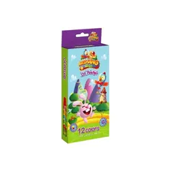 پاستل روغنی 12 رنگ جعبه مقوایی ارژنگ