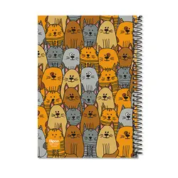 دفتر 60 برگ سیمی الیپون جلد پرسی طرح فانتزی کد 227