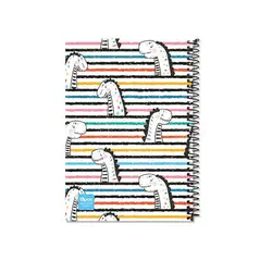 دفتر 60 برگ سیمی الیپون جلد پرسی طرح فانتزی کد 227