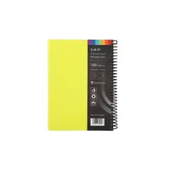 دفتر 100 برگ وزیری سیمی sam جلد p.p مدل کلاسیک