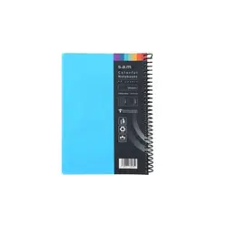 دفتر 100 برگ وزیری سیمی sam جلد p.p مدل کلاسیک