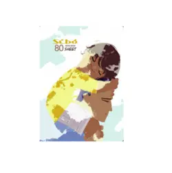 دفتر سیمی 80 برگ جلد پرسی سیبو طرح life style