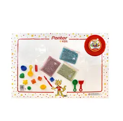 شن بازی 900 گرمی سطلی با ابزار پنتر مدل sandex کد Ms101