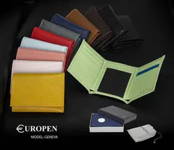 کیف پول و جاکارتی چرم طبیعی یوروپن مدل جنوا GENEVA