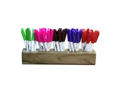 استند جاقلمی مدل چوب طبیعی سایز 30 سانتی متر