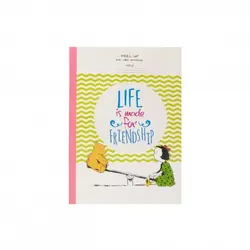 دفتر 50 برگ دو خط پرونوت پاپکو مدل Friendship