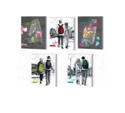 دفتر 80 برگ عرش مدل کلاسیک جلد پرسی کد 7