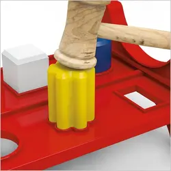 بازی فکری صفحه جاگذاری اشکال با چکش شرکت میلاد
