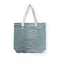 ساک هدیه پارچه ای گوشه طرح هرمز سایز متوسط