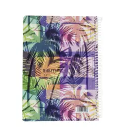 دفتر 60 برگ sam مدل سیمی خط دار کلاسیک