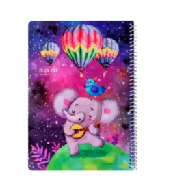 دفتر نقاشی 60 برگ sam مدل سیمی فانتزی