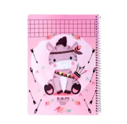 دفتر شطرنجی 60 برگ sam مدل خانه درشت