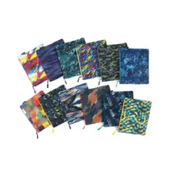 پوشه پارچه ای زیپ دار فانتزی زوم سایز A5 کد 65