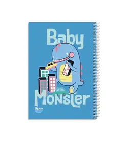 دفتر سیمی 80 برگ الیپون کد 313