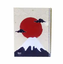 دفتر سیمی 60 برگ الیپون کد 122