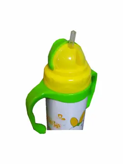 فلاسک 350 میل نی دار طرح خرگوش سبز