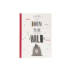 دفتر 100 برگ دو خط پرونوت پاپکو طرح WILD