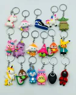 جاکلیدی سیلیکونی طرح حیوانات