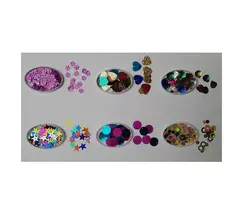 پولک طرح های مختلف بسته بیضی