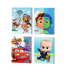 دفتر نقاشی سیمی 80 برگ جلد طلقی عرش کد 34