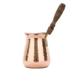 قهوه جوش مدل جذوه دسته چوبی کوچک