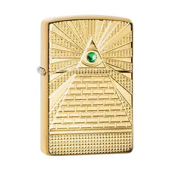 فندک اورجینال بنزینی زیپو مدل Zippo 49060 Eye of Providence Design