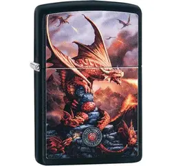 فندک اورجینال بنزینی زیپو مدل Zippo 49097 ANNE STOKES COLLECTION