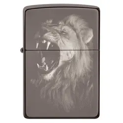 فندک زیپو اصل  FIERCE LION DESIGN کد 49433