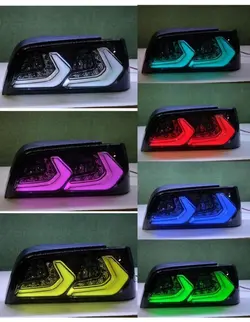 کاسه چراغ عقب اسپرت پژو 405 مدل کوروت برجسته مولتی کالر