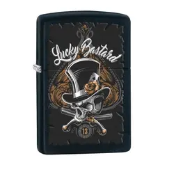 فندک زیپو اصل  Zippo SKELETON TOP HAT DESI کد CI407896