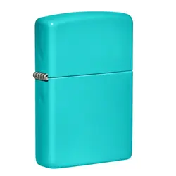 فندک اورجینال بنزینی زیپو مدل Zippo Classic Flat Turquoise