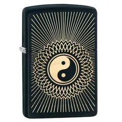 فندک اورجینال بنزینی زیپو مدل Zippo Yin &amp; Yang 2