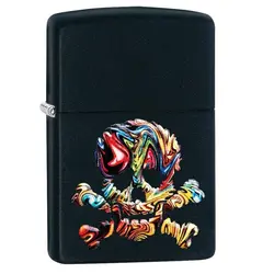 فندک اورجینال بنزینی زیپو مدل Zippo Skull Design |