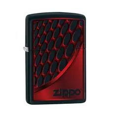 فندک اورجینال بنزینی زیپو مدل Zippo RED AND CHROME