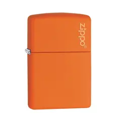 فندک اورجینال بنزینی زیپو مدل Zippo 231ZL ORANGE MATTE