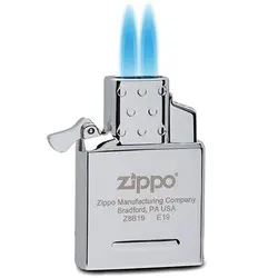 فندک اورجینال گازی دو شعله زیپو مدل Zippo 65827 LATCANISO