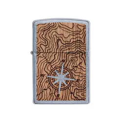 فندک اورجینال بنزینی زیپو مدل Zippo WOODCHUCK COMPASS | Zudlux.com