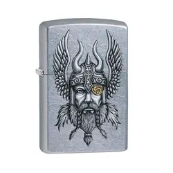 فندک اورجینال بنزینی زیپو مدل Zippo VIKING WARRIOR DESIGN | Zudlux.com