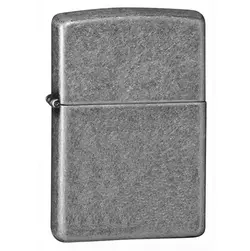 فندک اورجینال بنزینی زیپو مدل Zippo Classic Antique Silver Plate