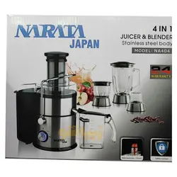 آبمیوه گیری حرفه ای 4 کاره ناراتا NARATA JAPAN